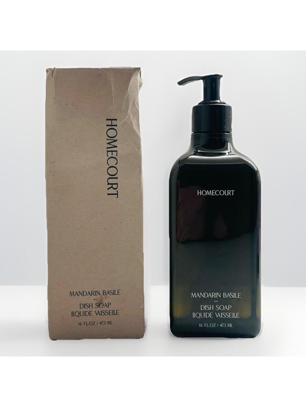 Homecourt Mandarin Basil Dish Soap 16fl.oz./473ml New In Box